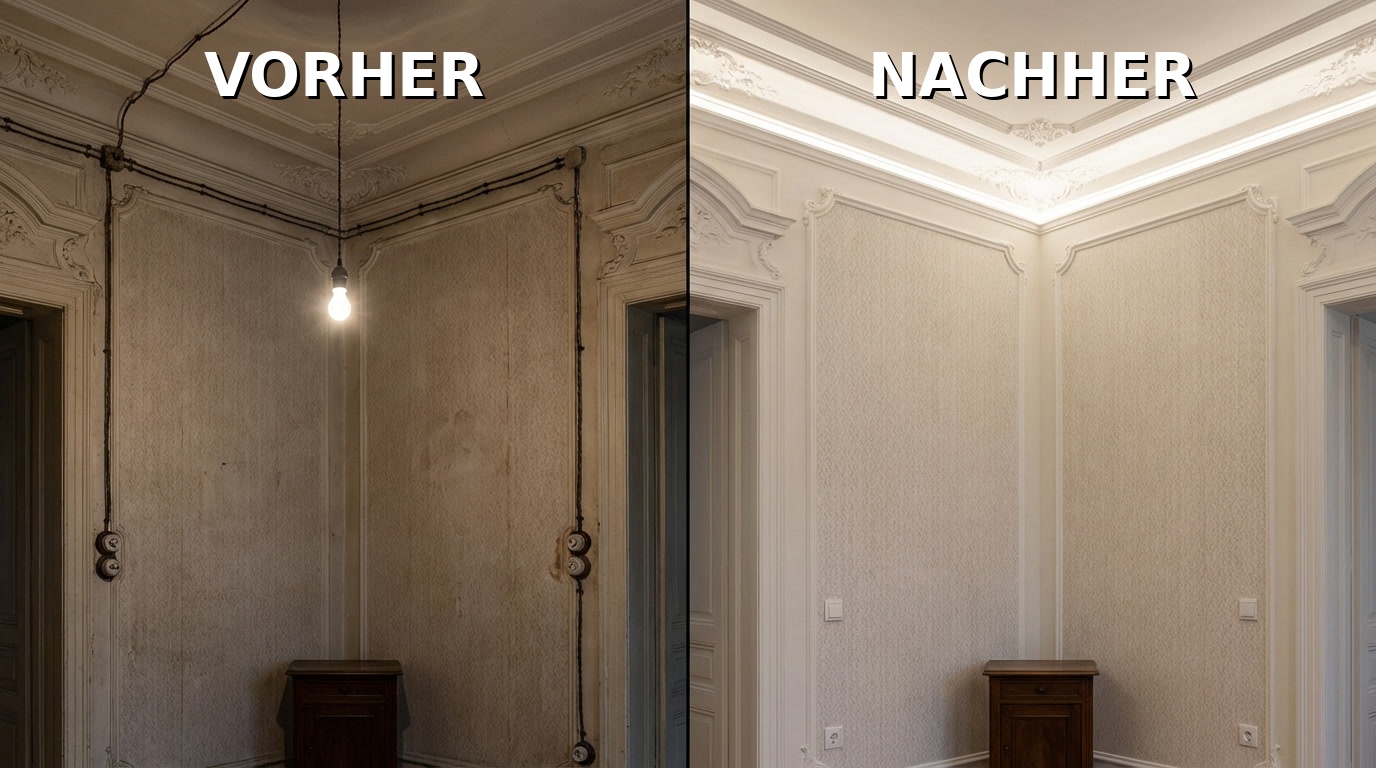 Altbau-Sanierung Vorher Nachher