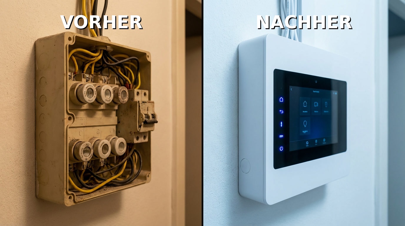 Smart Home Vorher Nachher
