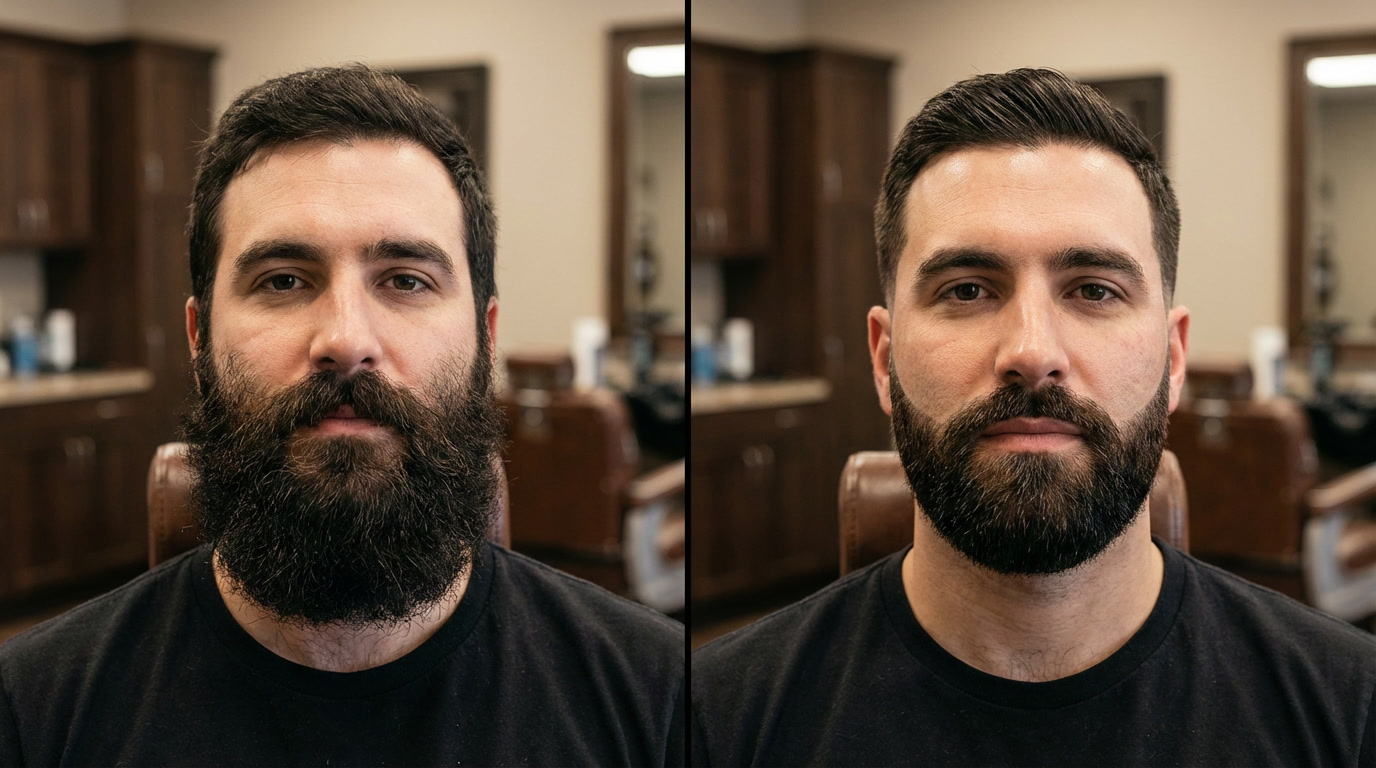 Bart Styling Vorher Nachher